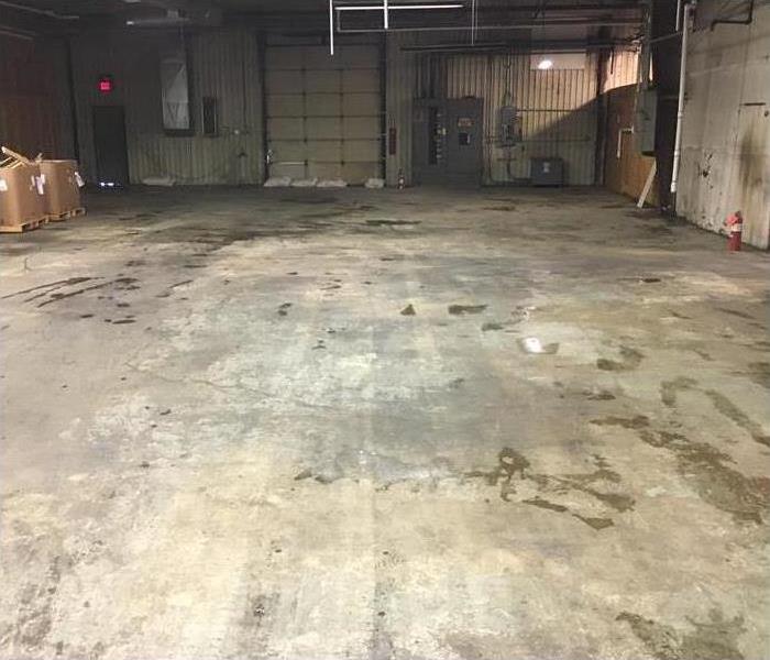 dried commercial floor 